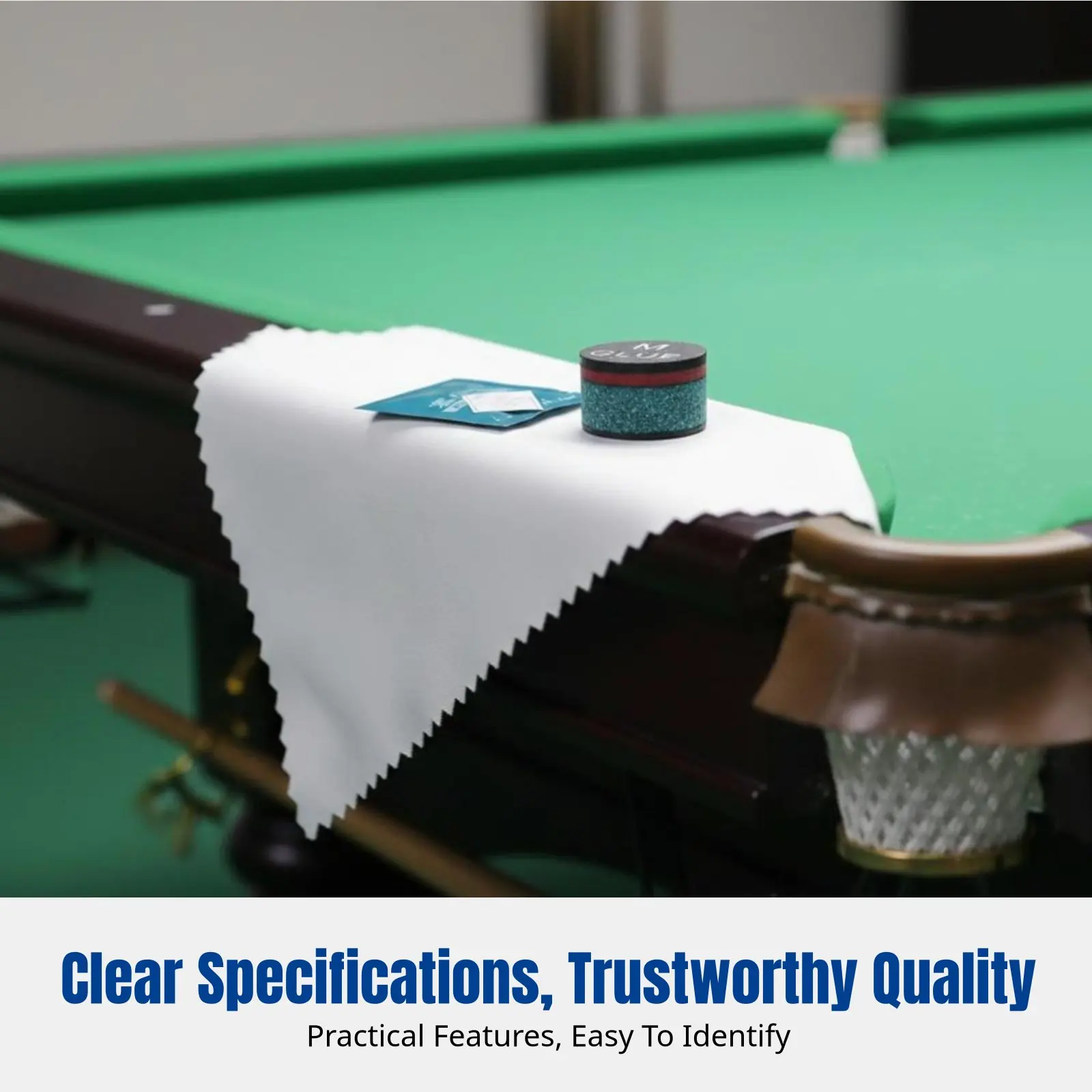 

Resilient Cowhide Billiard Cue Tip, Small Head 11mm for Snooker, Entry-Level High Sealed Pack