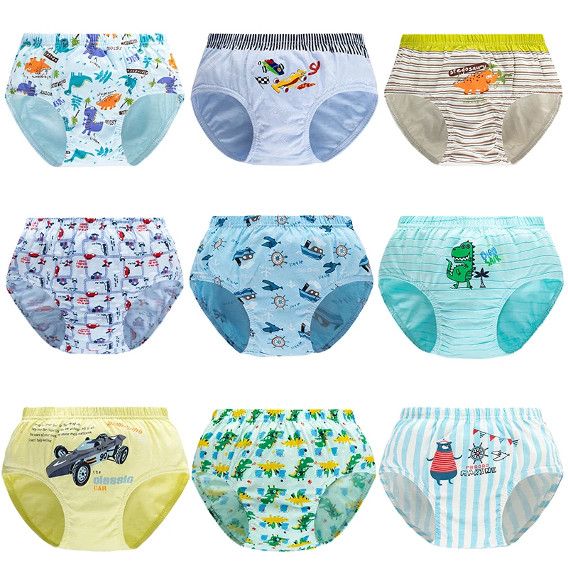 3 Pcs Cartoon Children Underwear Cotton Kids Cartoon panties Breathable Soft Boys Briefs Boxers 2-14 Years Old Girls Panties