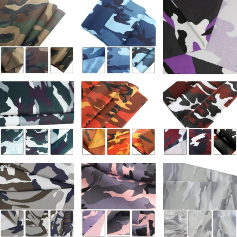 

Camouflage Fabrics Clothing Material Thickened and Wear-resistant Polyester-cotton Blend Twill Print Stretch DIY Sewing Tactical