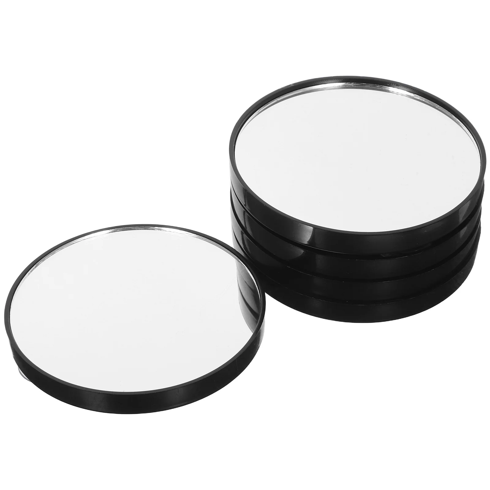 5Pcs Suction Cup Makeup Mirror 5X Magnification Portable Small Handheld for Travel Blackhead Pore Cleaning Mini Magnifying Glass