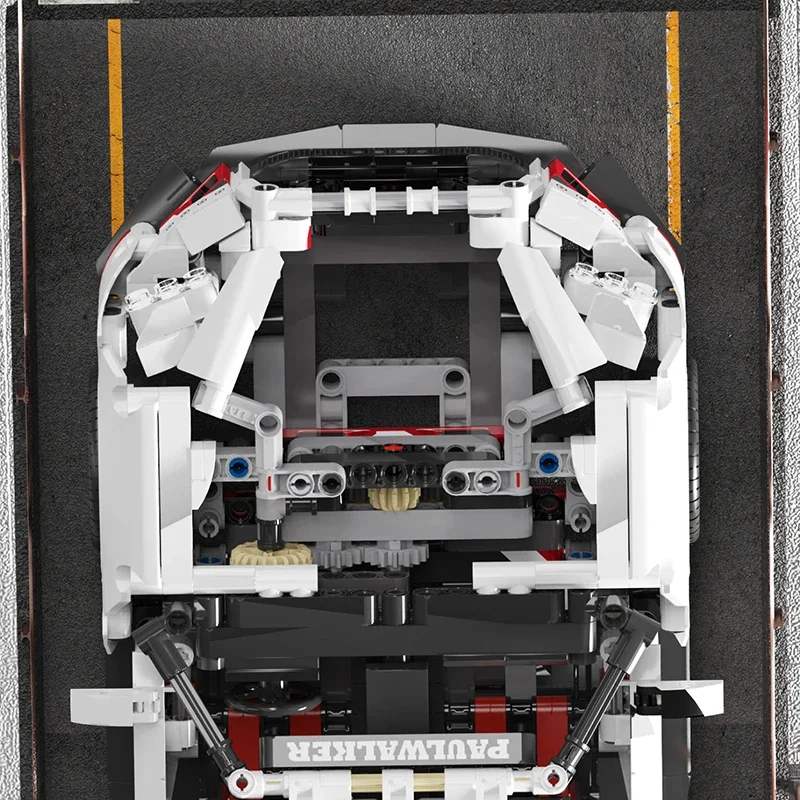 Ensemble de blocs de construction de voitures de course célèbres, Kit de modèle de 1209 pièces, jouet de voiture de sport avancé pour adultes et enfants, véhicule cadeau pour hommes et garçons