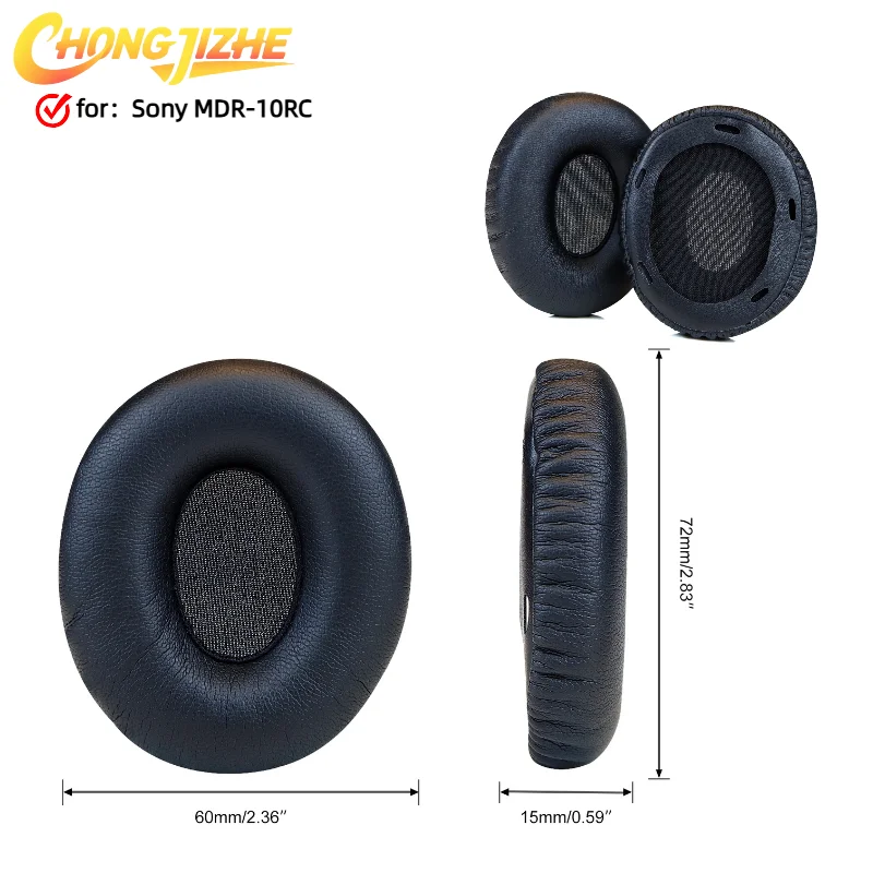 

CHONGJIZHE Ear Pads For Sony MDR-10RC Headphone Replacement Leather Pads High Quality Foam Pads