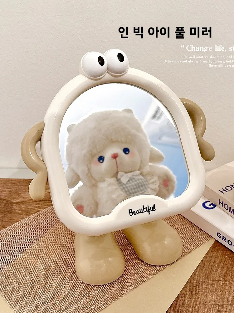 Leuke Desktop eup Spiegel High Defn Draagbare Beau Spiegel voor Studenten Slaapkamer Thuisgebruik Kleine Spiegel Spiegel
