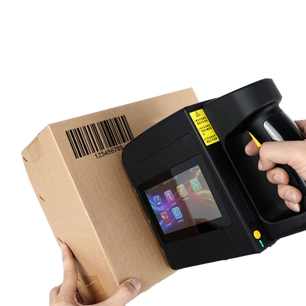 100mm Print Height Intelligent Automatic Label Inkjet Printer 5\'\' Color HD Touch Screen QR Code Expiry Date Logo