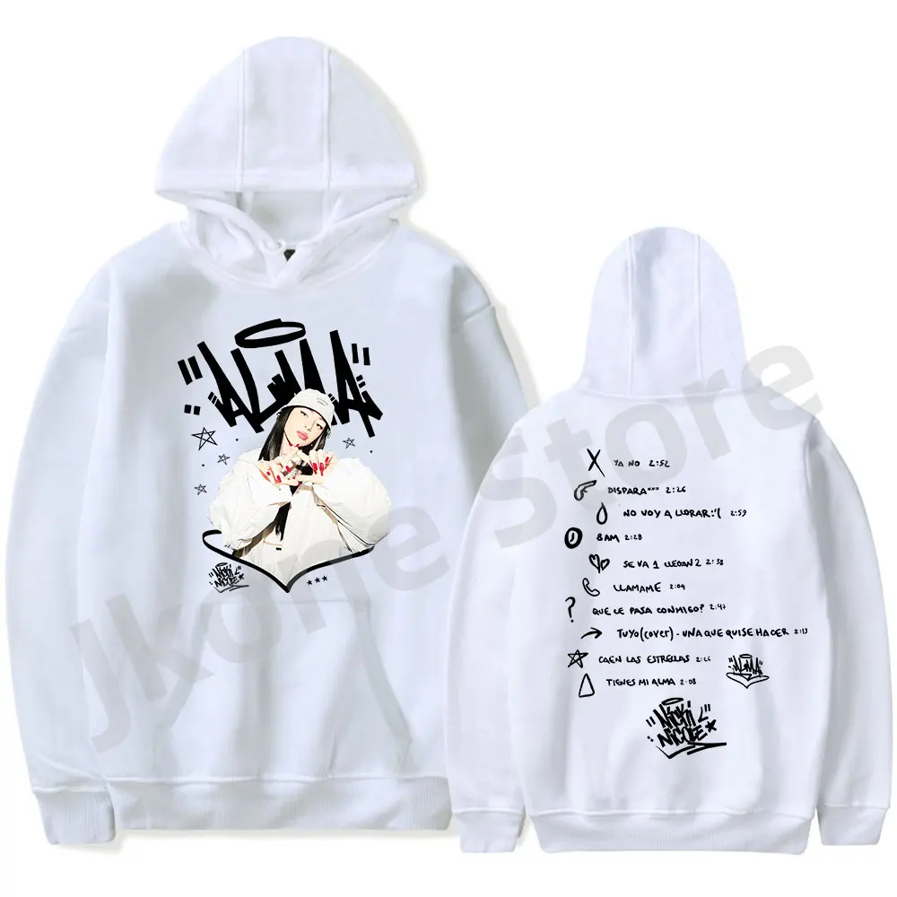 Nicki Nicole ALMA Hoodies Rapper Tour Merch Women Men Fashion Casual HipHop Style Sweatshirts