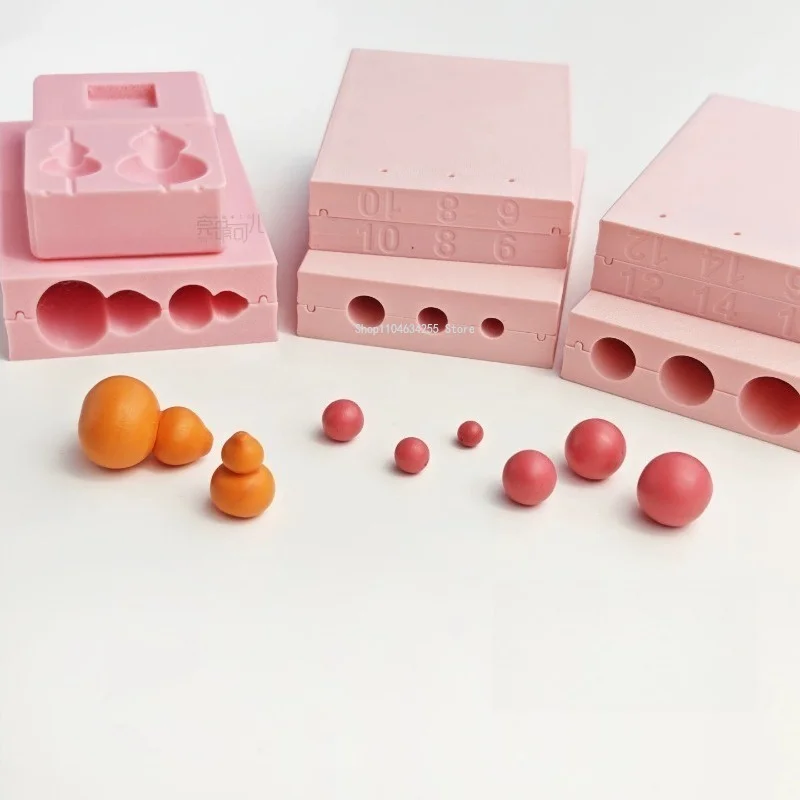Spherical Clay Making Tools Jewelry Earrings DIY Handmade Mini Gourd Models Professional Handcrafting Plastic Bead Rolling Tools