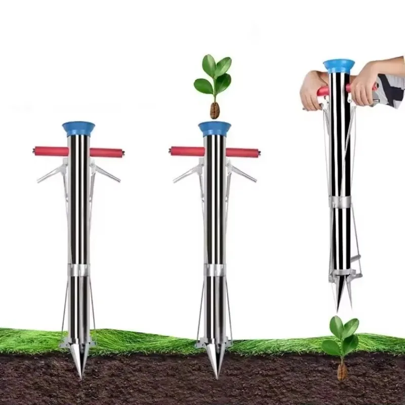 Professional Seedling Transplantation Tools - High Efficiency Handheld Vegetable Pepper Corn Seedling Planter Fast Delivery