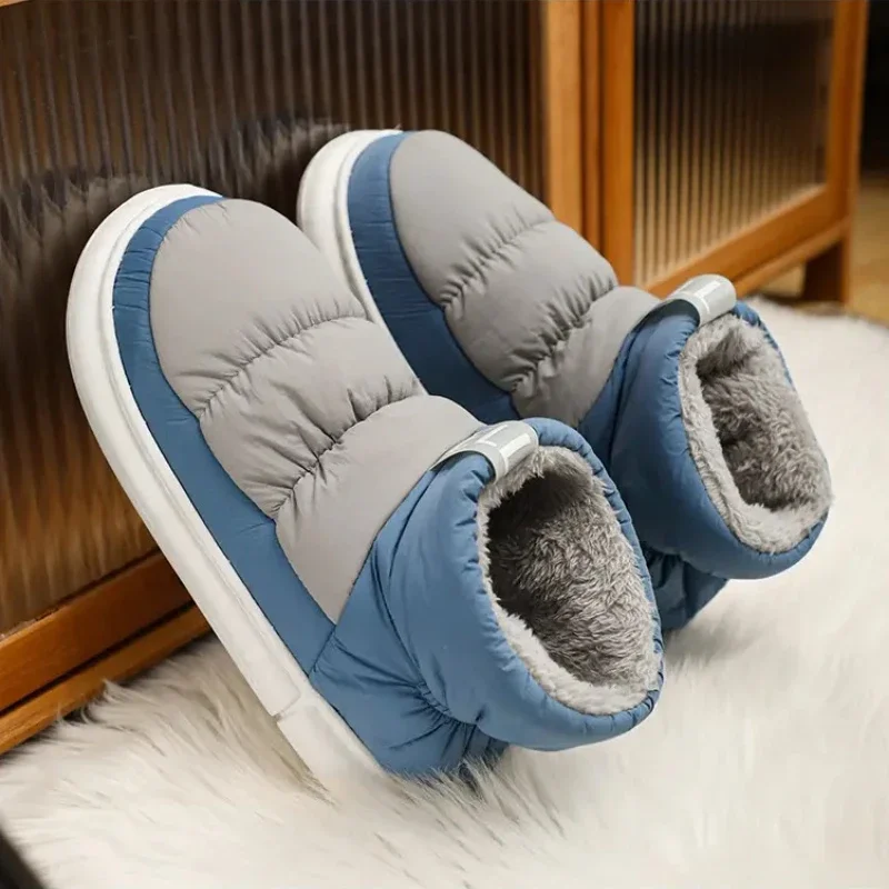 

Snow Boots Men Women Winter Plush Thick Comfortable Cotton Shoes Waterproof Anti Slip Outdoor Couple Shoes Flats