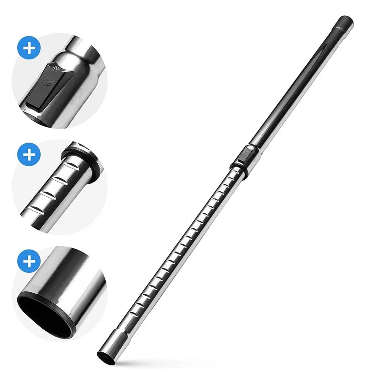 Tubo telescopico per aspirapolvere B92A, tubo universale con collegamento da 35 mm, adatto per la maggior parte dei modelli, tubo per aspirapolvere