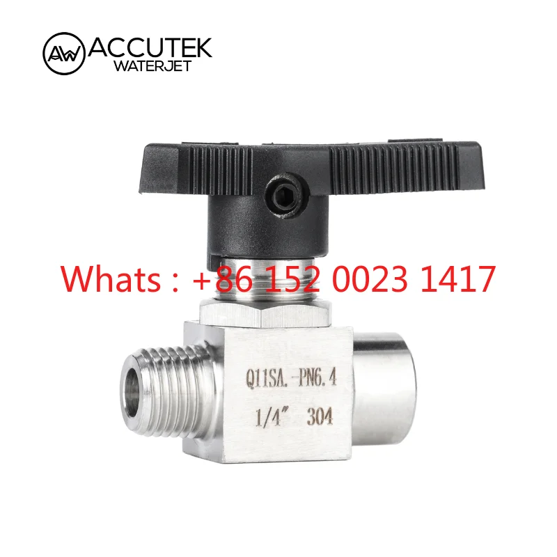 

2-точечный шаровой кран из нержавеющей стали 304, имитация американского внутреннего и внешнего провода, прямой сквозной панельный клапан