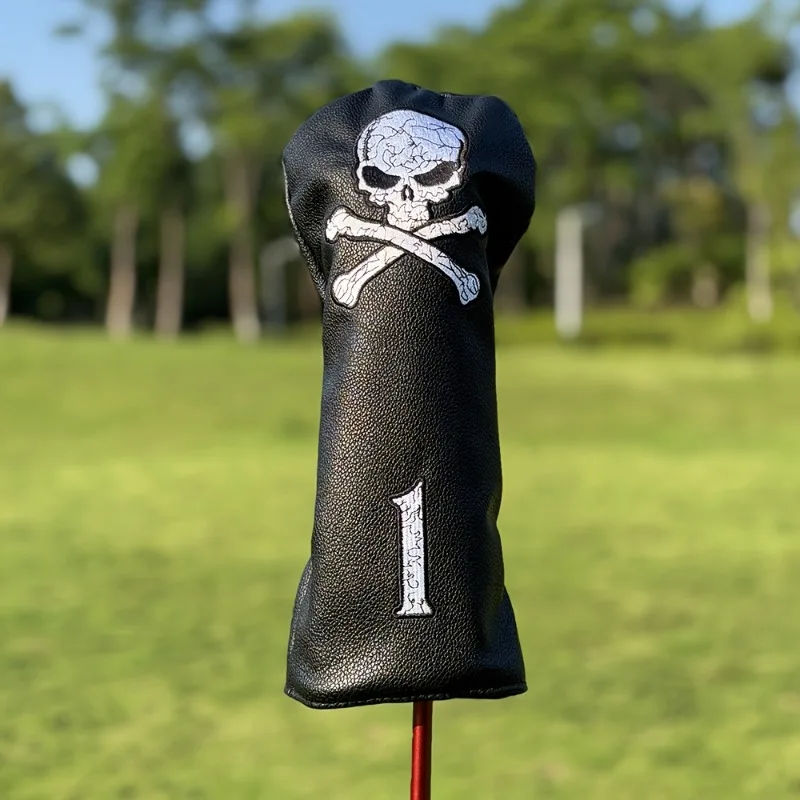 1pc  Golf Direction Indicator Rod Protective Cover with Skull Design - Durable and Dustproof, Golf Accessories, Protective Cover