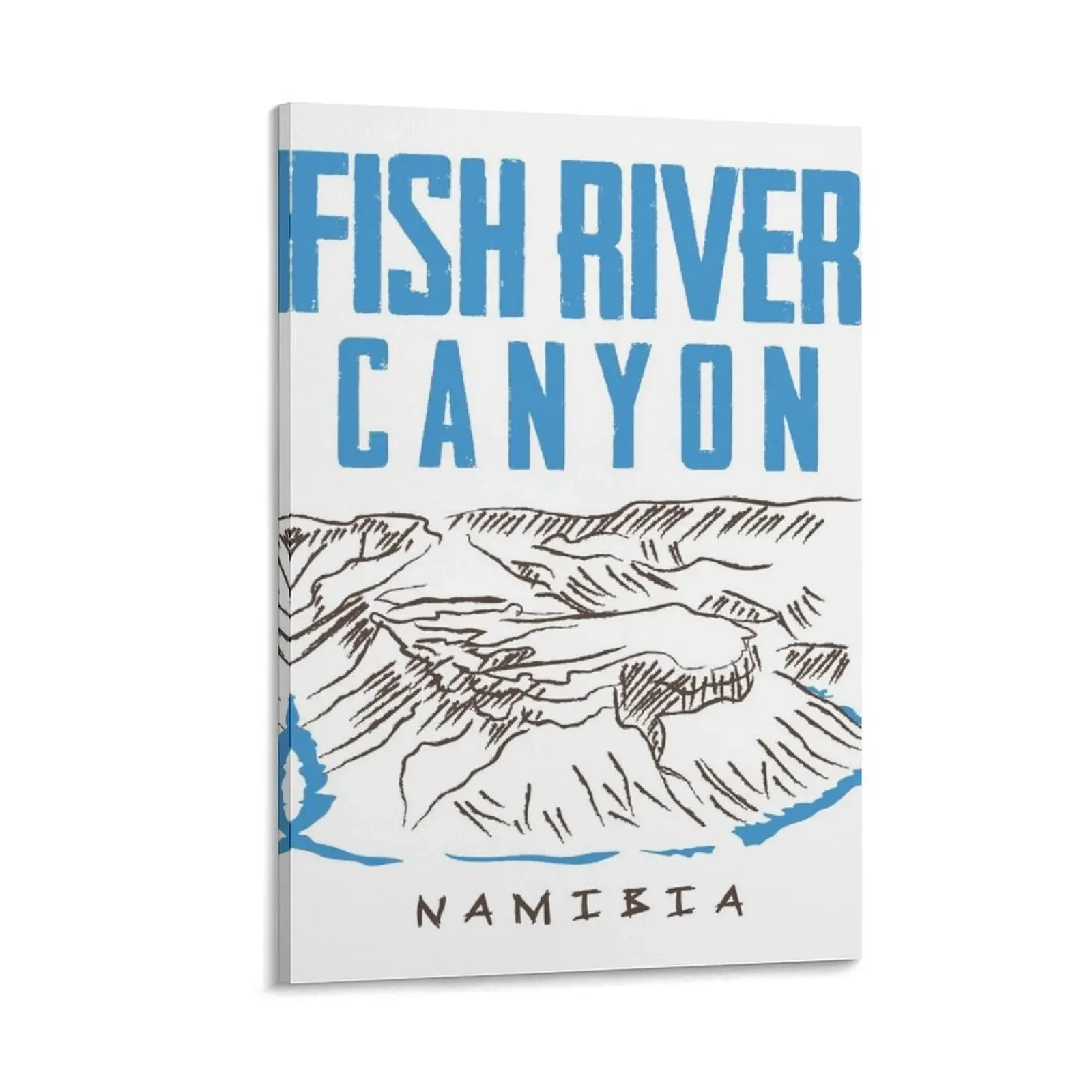 

Fish River Canyon - Namibia Canvas Painting home decor Paintings room decorations for girls decorative pictures for living room