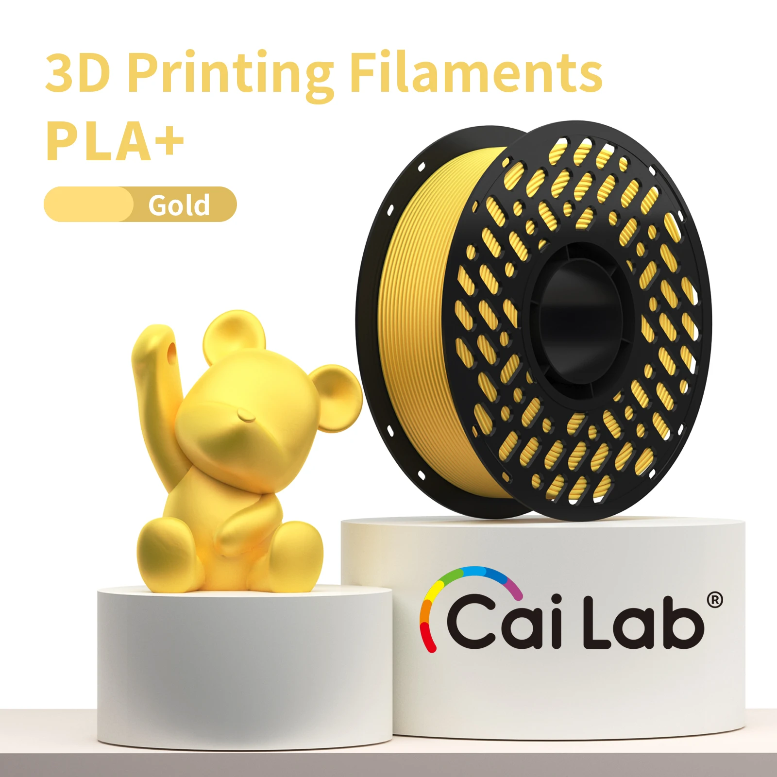CaiLab PLA/Seda PLA Filamento Impressora 3D Filamento 1kg/1 rolo 1.75mm Pla Filamento Sem Bolha Materiais de Impressão 3D
