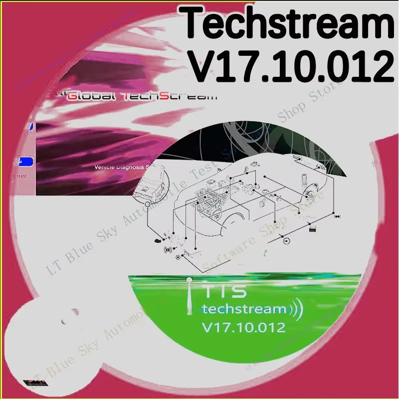 Techstream 17.10.012 codering diagnose auto scannen OTC Scanner ECM ECU codering diagnose