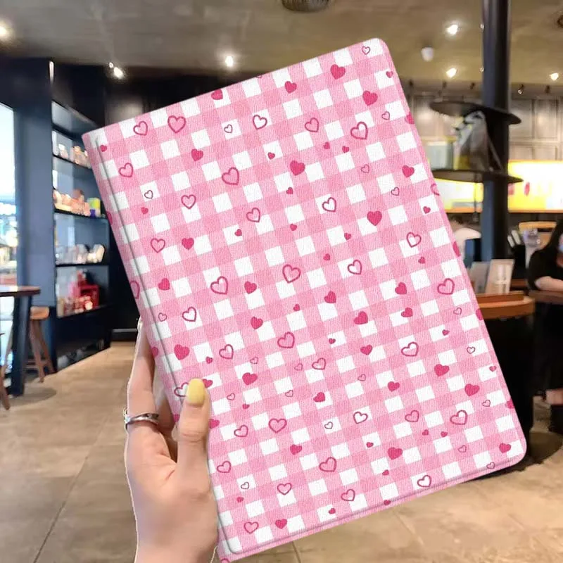 Cute Pink Heart Soft For Lenovo Xiaoxin Pad Pro Tab P12 P11 11 11.2 11.5 10.6 inch K10 M10 Plus Tablet Case