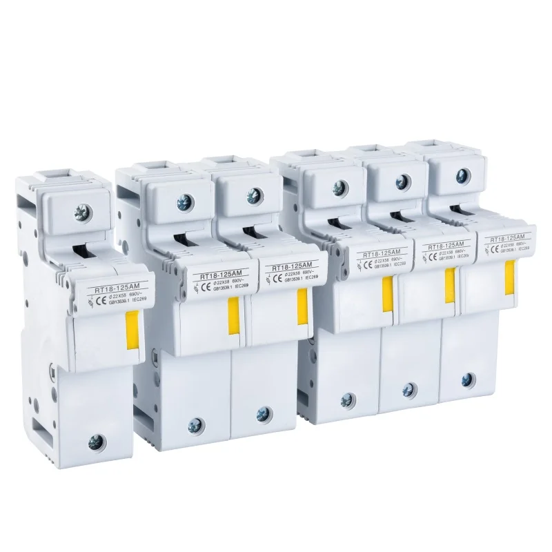 ฟิวส์ทรงกระบอกขนาดเล็ก 125A แบบจุ่ม 10 ชิ้น สำหรับกระแสไฟฟ้าสลับ