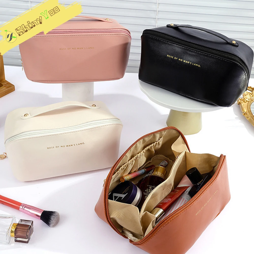 

Luxury Cosmetic Bag Large Capacity Makeup Female Toiletry Kit Bag Make Up Case Storage Pouch Lady Box Organizer Bag Travel Zip