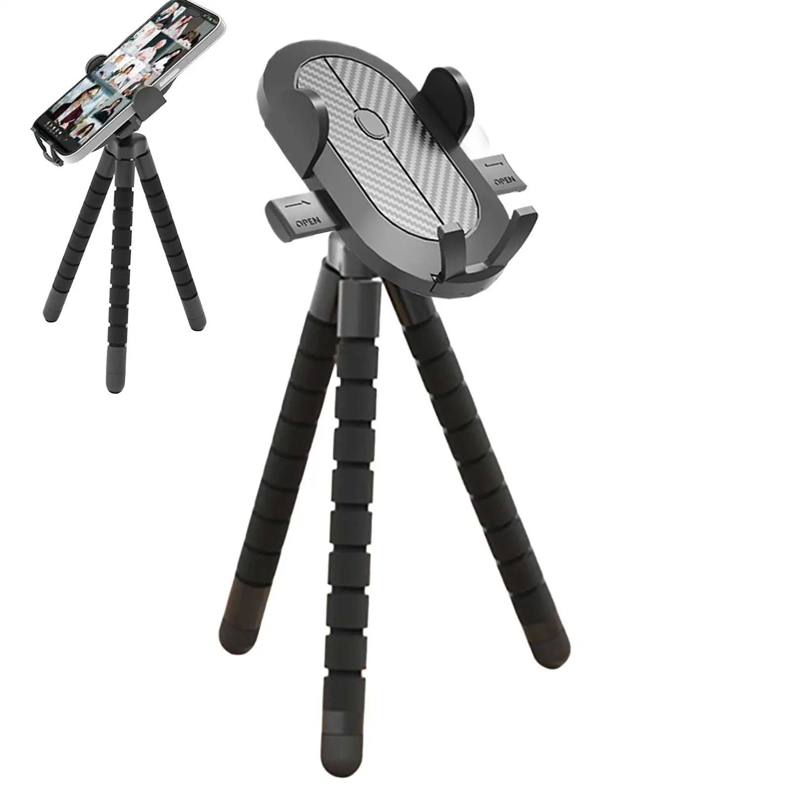 

Держатель для телефона, коляска, вращающаяся на 360° стойка для смартфона, нескользящий гибкий держатель для телефона для корзины для покупок, каякинга, мотоциклетного стола