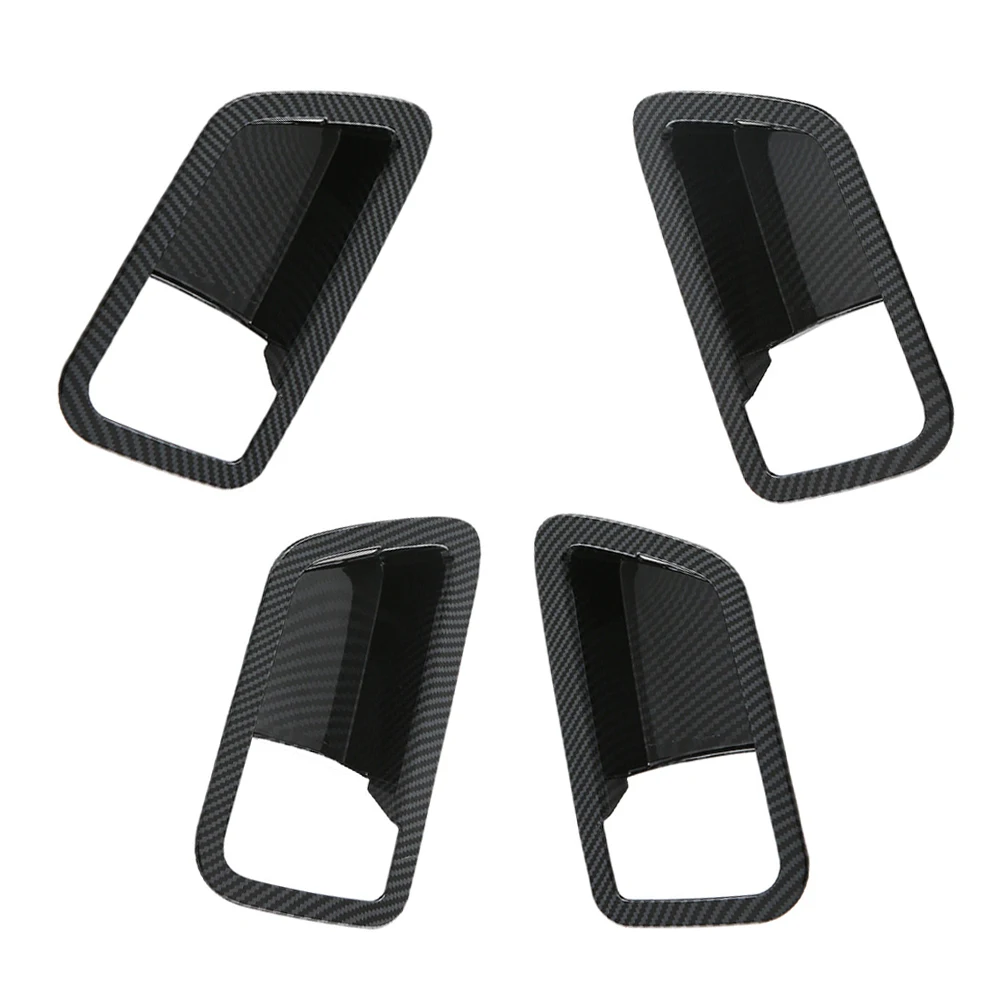 

4pcs For Toyota Tundra 2022 2023 Car Inner Door Bowl Panel Inner Handle Protection Cover Interior Mold Style Sticker Parts