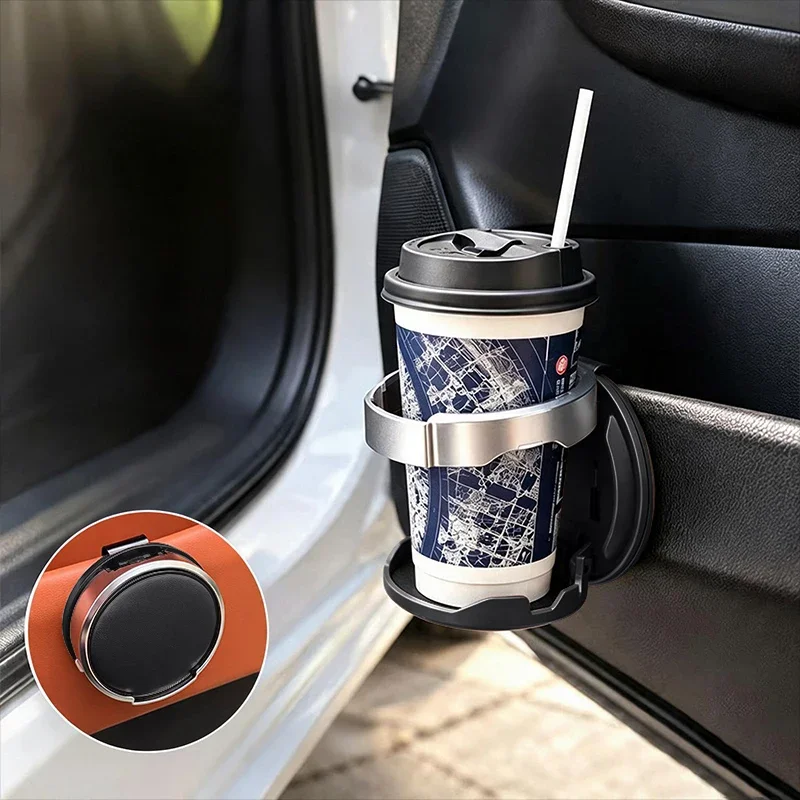 Suitable for Peugeot 208, 2008, 3008, 308 / 308 SW, Partner / Rifter, 508 / 508 SW Car Cup Holder Foldable and Hidden Cup Holder