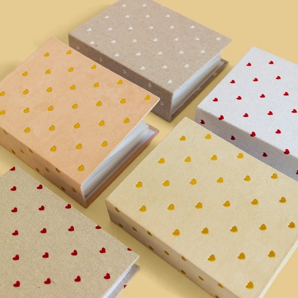 6 Inch 100 Pockets Photo Album Cloth Cover Laminated Slip-in Picture Albums Insert Pocket Large Capacity Scrapbook Album