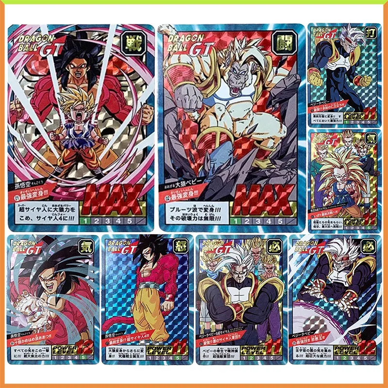 

Anime Dragon Ball DIY ACG Tabletop Fighting Game Refraction Collectible Cards Goku Bejita Yonsei Toys for boys Birthday Present