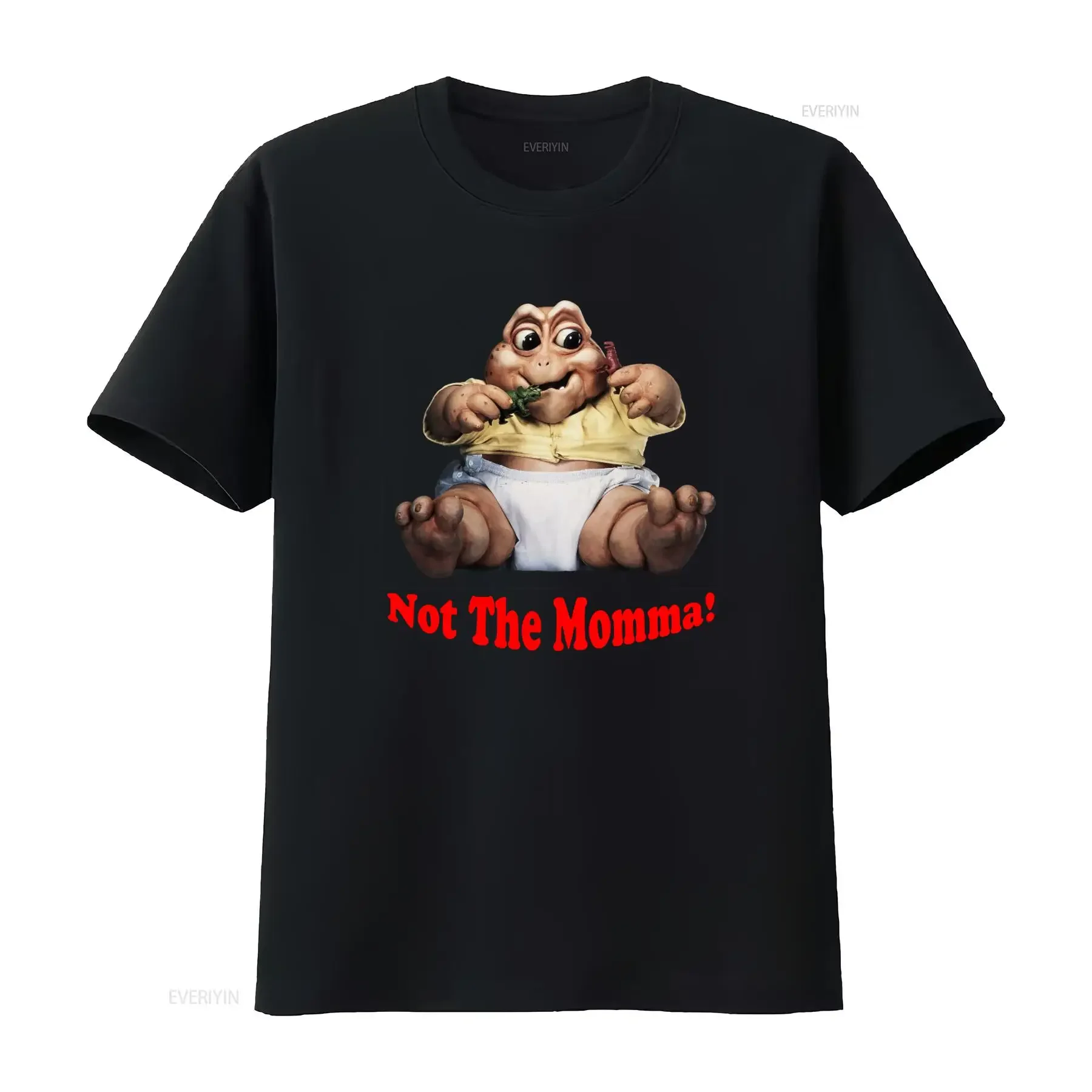 Not The Momma 90's Tv Baby Sinclair T Shirt Unique Dinosaur Print for Retro Fans vintage Washed Versatile homme fashion