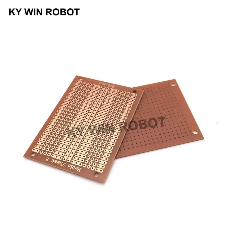 5x7cmユニバーサルマトリックス回路基板,日曜大工のプロトタイプ紙,PCBユニバーサル,2穴,3接続穴,シングルホール