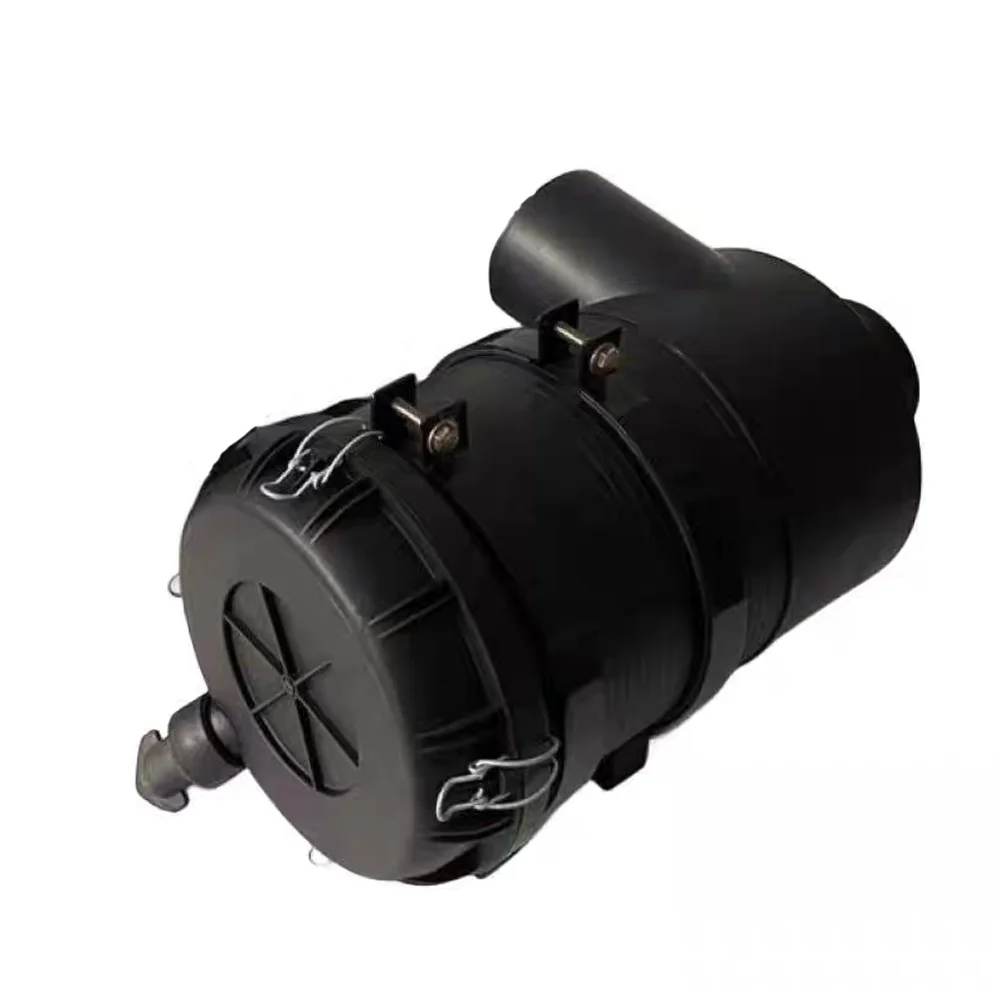Straight plastic air filter assembly with filter element Construction machinery loader air filter assembly  for small loaders