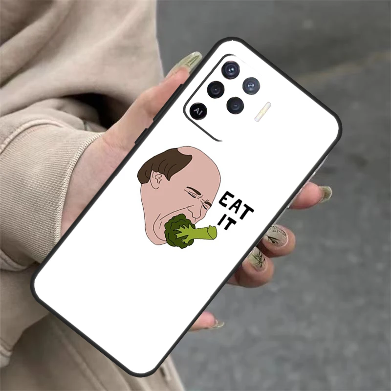 Kevin Broccoli The Office For OPPO A52 A72 A5 A9 A53 2020 A96 A76 A16 A54 A74 A94 A58 A78 A98 A15 A17 A57 A77 A79 Case