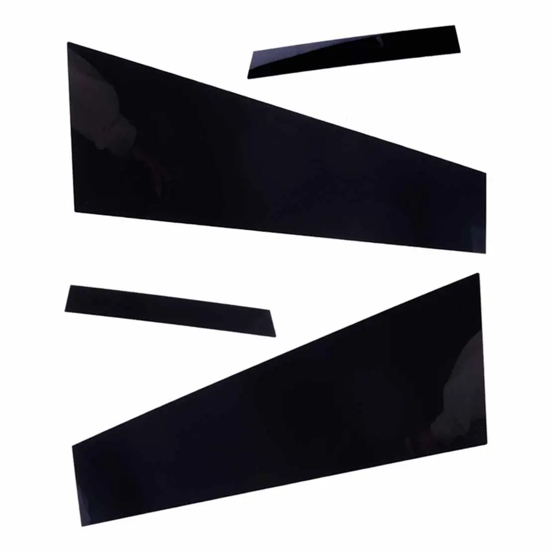 

4pcs Glossy Black Car Window Door B C Pillar Posts Cover Trim Fit for Mercedes-Benz CLS C219 2006 2007 2008 2009 2010 2011