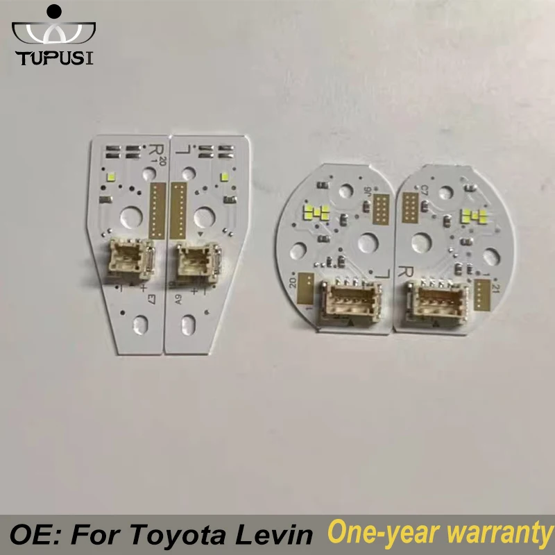 

Белые светодиодные платы DRL для Toyota Levin 2019 2020 2021, светодиодные фары, модуль модернизации дневных ходовых огней