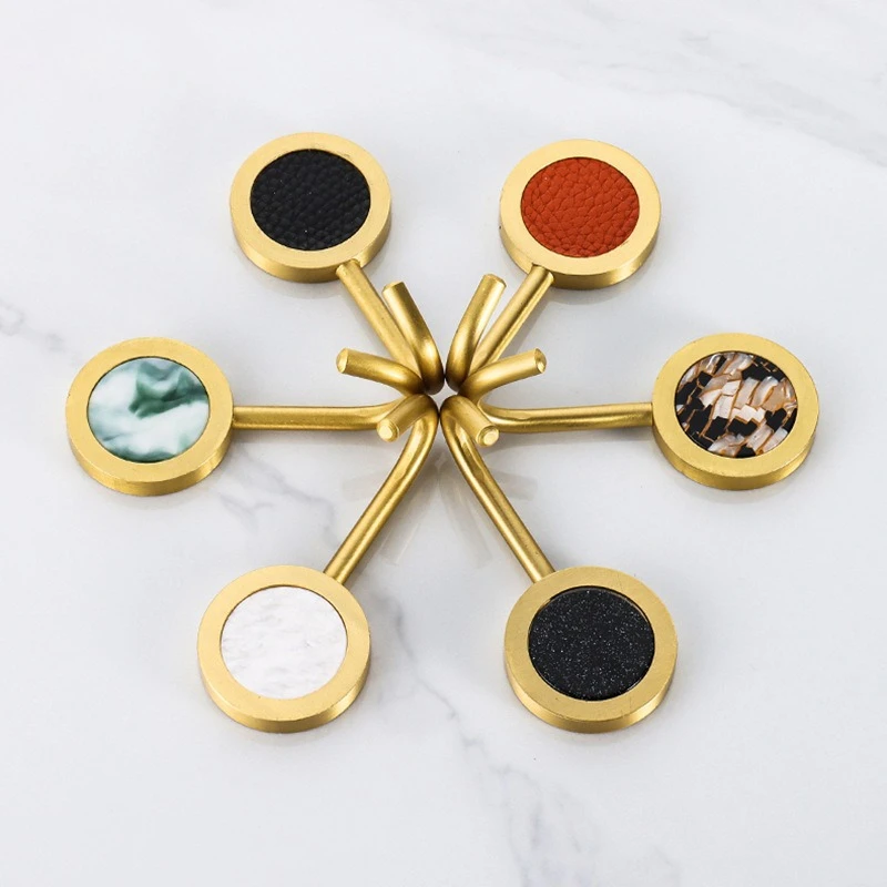 

Colorful Aluminum Alloy Non Perforated Hooks with Wall Mounted Household Decorative Single Hooks