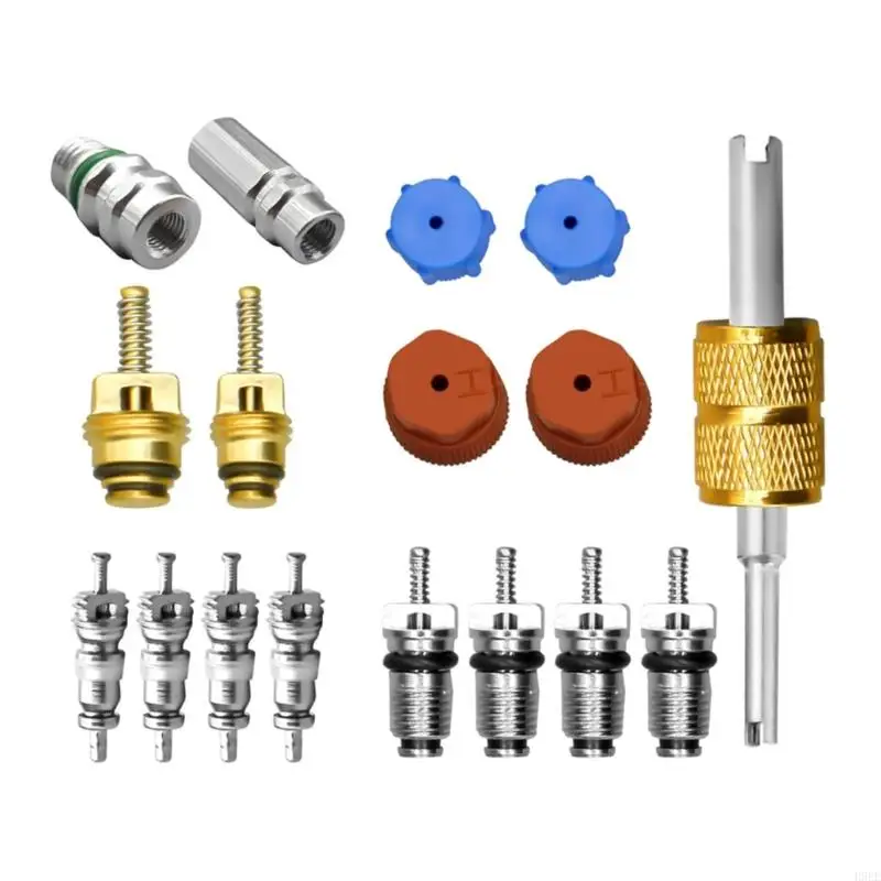 Air Conditioner Service with Repair Pieces, Metal Fittings and Remover Tool for Maintenance Work and Port H9EE