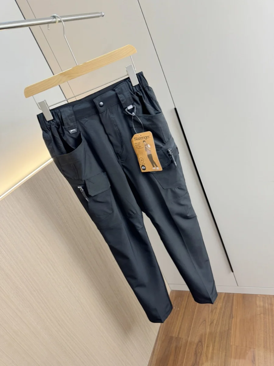 

Core Korean Single 3D Cut Breathable Wear Resistant Elastic Outdoor Workwear Casual Pants Thin Long Trousers for Men