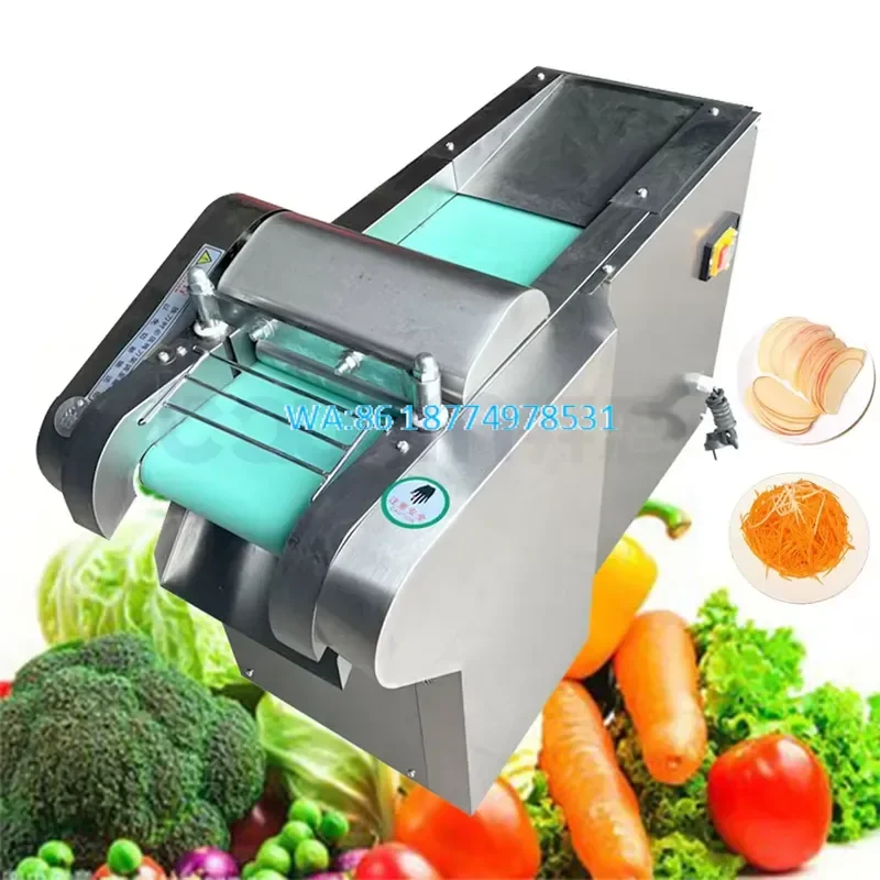 Wmwmnu Automatic Leafy Vegetable Stem Cutter Industrial Fruit Slicing for Onion Cutting Belt Conveyor Style