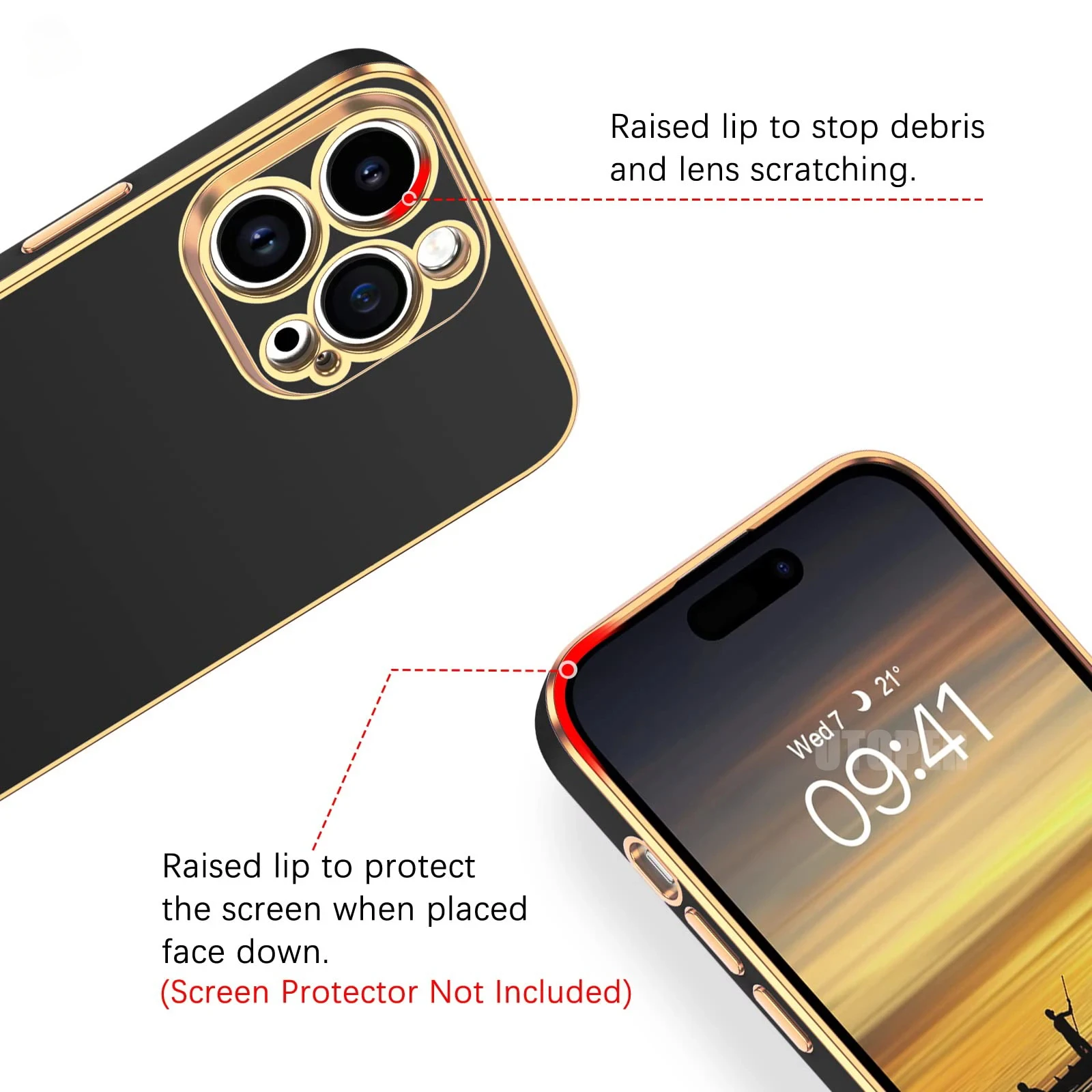 Luxury Solid Color Silicone Soft Case For IPhone 15 14 11 12 13 Pro Max Mini Plus Square Plating Glossy Shockproof Protect Cover