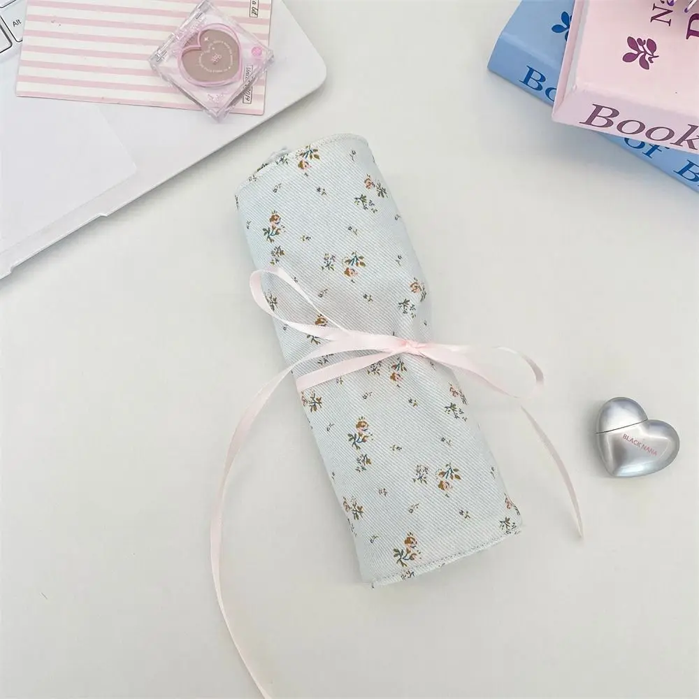 Convenient Makeup Brush Bag Large Capacity Pink Cosmetic Storage Bag Beauty Tool Eyebrow Pencil Box Makeup Brush Organizer