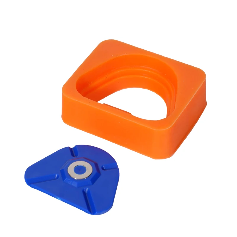 Dental Magnetic Silicone Plaster Mould Former Split Base Model Rubber Impression Tray Denture Flask Depth 12mm 15mm