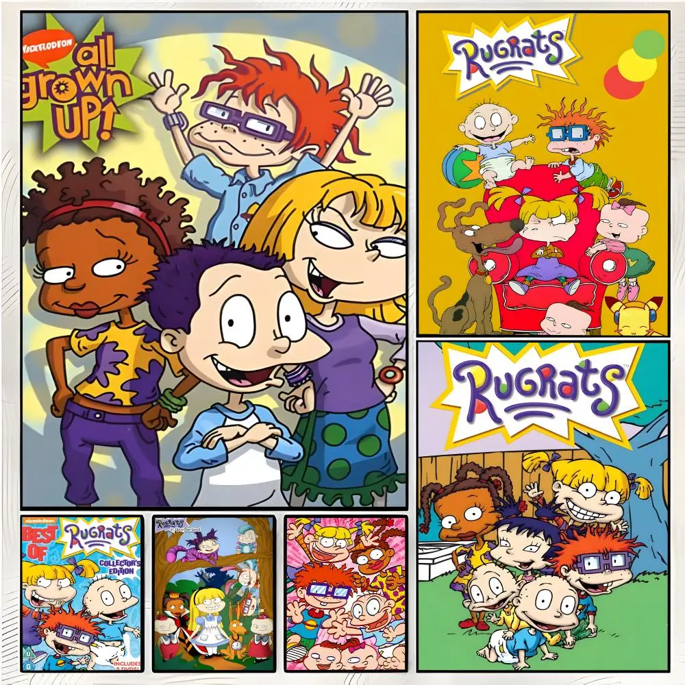 classic cartoon print R-Rugrats Poster Superior Home Space Pub Indoor Decorative Art & Home Decor
