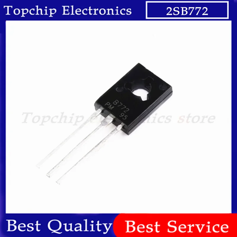 20pcs B772 D882 2SD882 2SB772 Transistor TO-126