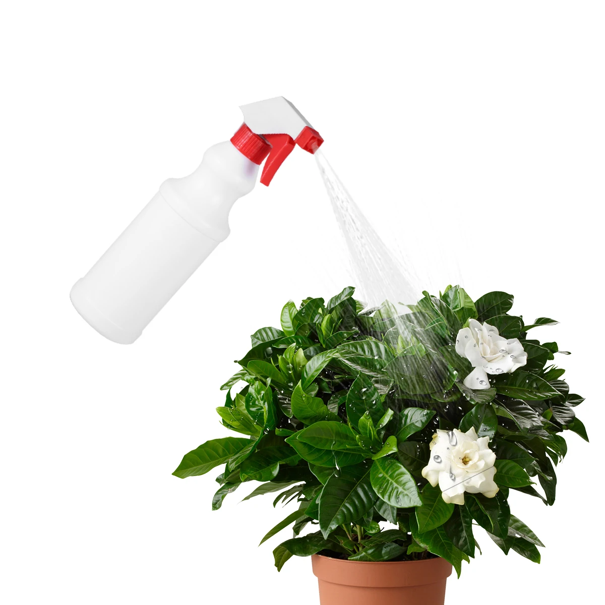 

8Pcs 500ml Plastic Mist Pump Bottle Spray Bottle Water Spray Empty Sprayer Refillable Bottle Water Bottle(Red)