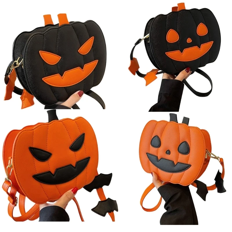 

Halloween Pumpkin Bag Phone Bag Versatile Shoulder Bag for Teen Girl Large Capacity Crossbody Bag Fashion Travel Bags