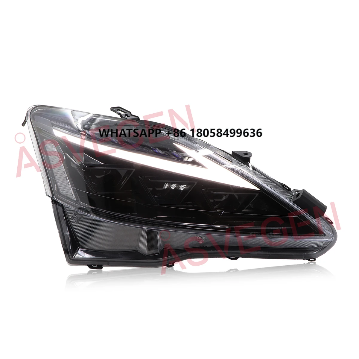 

New RGB Style Plug and Play Modified Auto Lighting System Full LED Projector Headlights Assembly for Lexus IS250 IS300 2006-2012