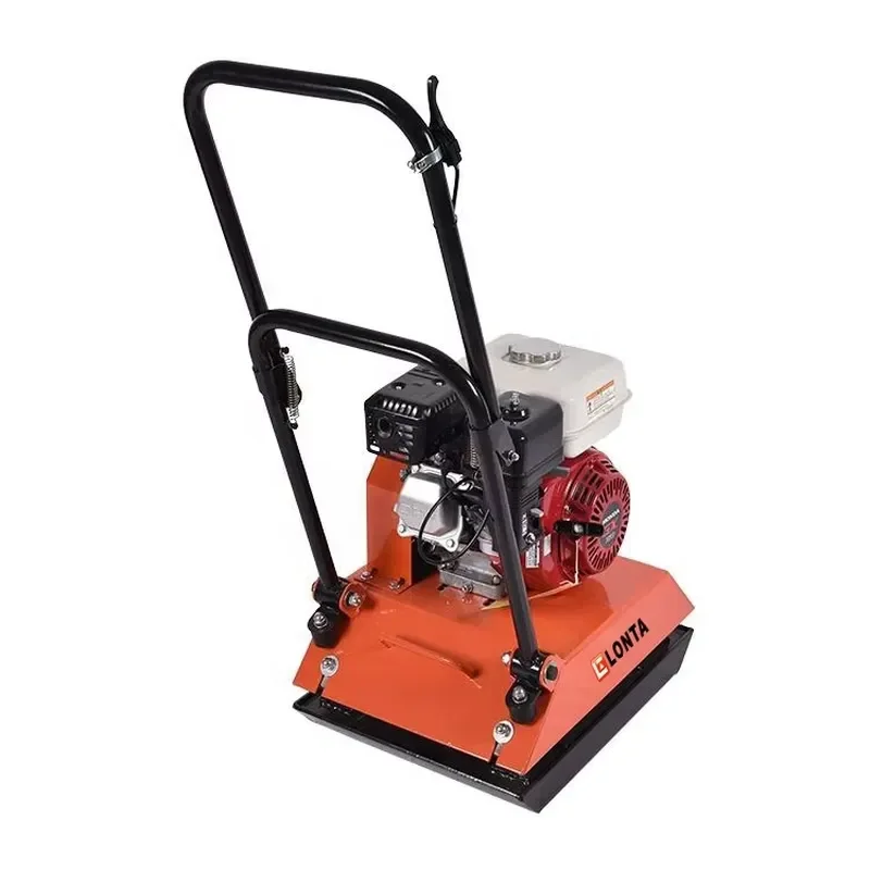 LONTA OEM ODM Vibratory Engine Compactors Plates Reversible Pertol Soil Earth Plate Compactor Factory From C