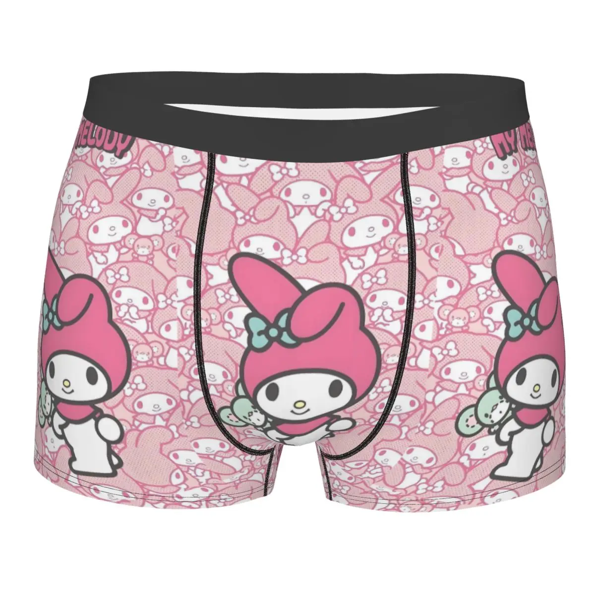 

Custom Pink Melody Boxers Shorts Mens Cartoon Movie Kawaii Design Briefs Underwear Novelty Underpants