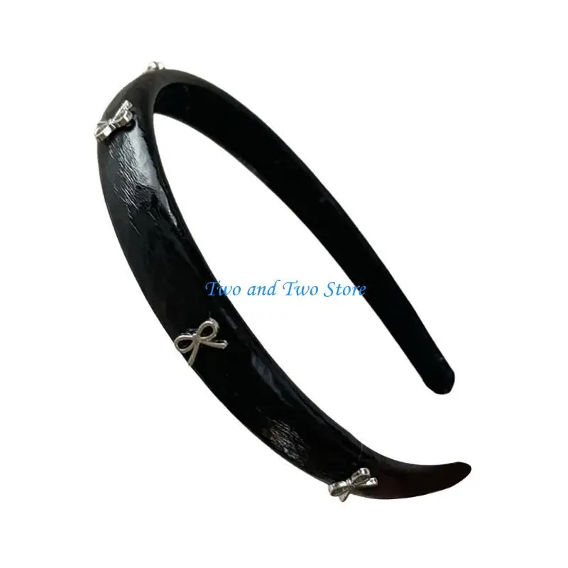 HX6F – bandeau tendance avec nœud papillon, couvre-chef ballet doux pour femmes