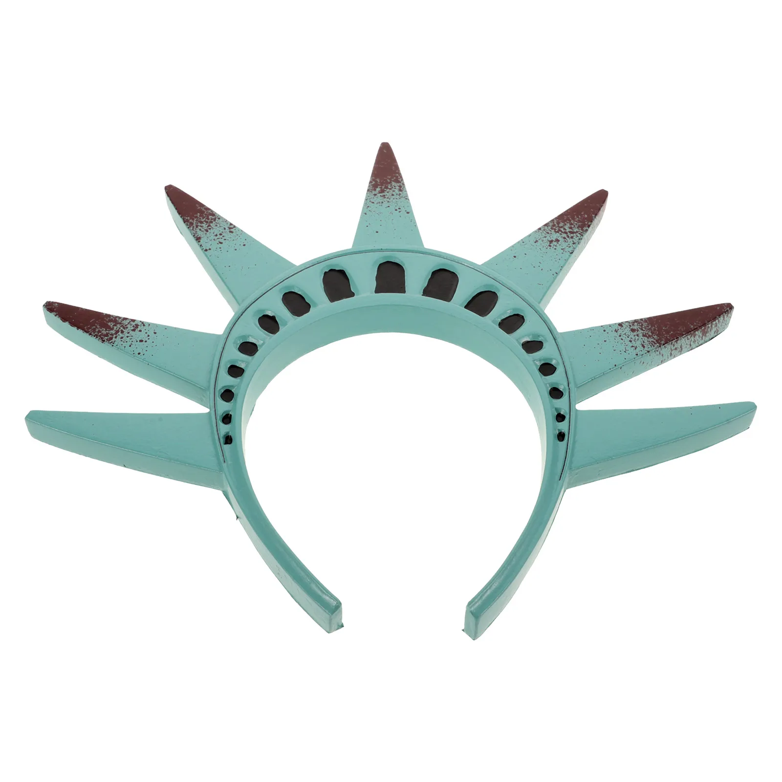 Fascia per capelli Statua della Libertà Accessori per costumi Corona per copricapo per il Giorno dell'Indipendenza a LED