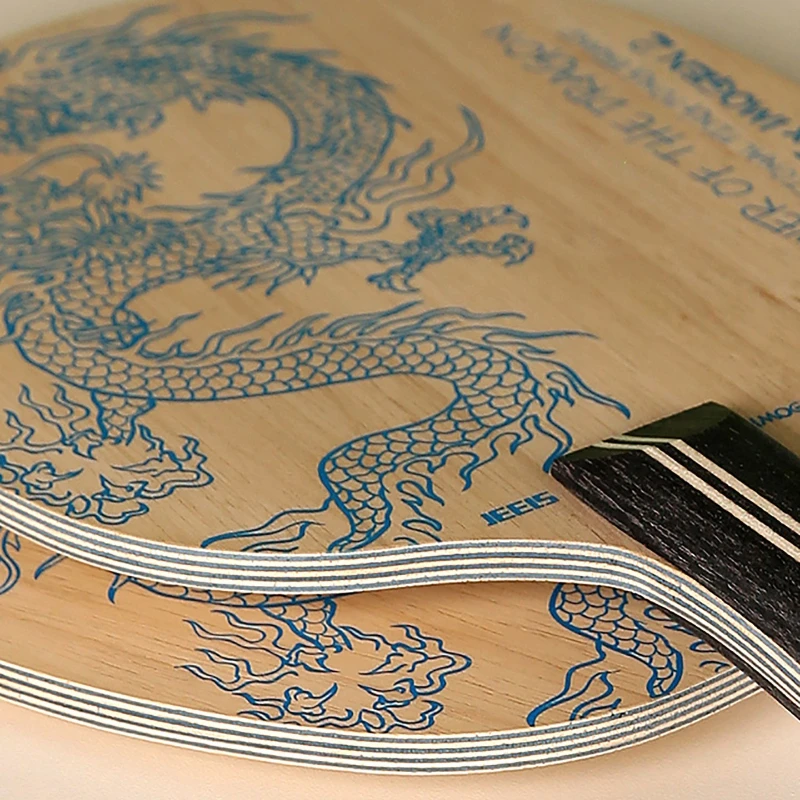 JEELS Power of The Dragon Table Tennis Rackets 9‑Ply Wood Defensive Chopping Ping Pong Paddle Blade Special for Long Pips Rubber
