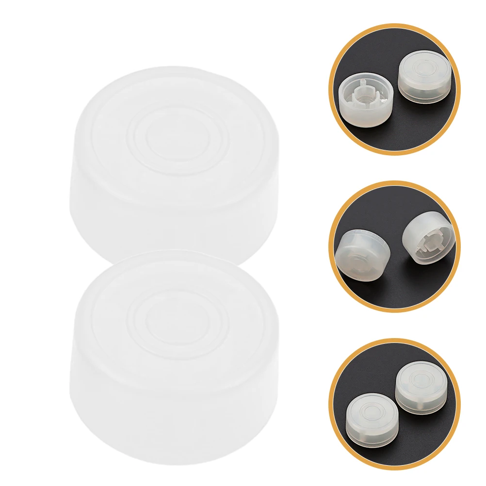 

2 Pcs Effect Button Guitar Pedal Footswitch Adapter Topper Effects Toppers Plastic Caps